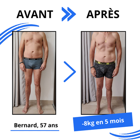 Bernard 57 ans -8kg en 5 mois