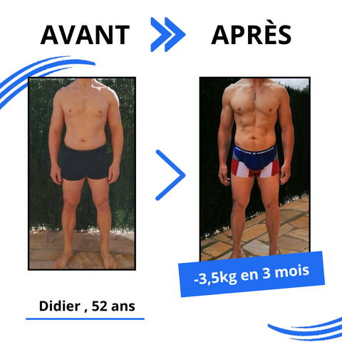 Didier 52 ans -3.5kg en 3 mois